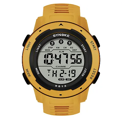 Waterproof Digital Sports Watch Military Tactical LED Backlight Wristwatch Men • $7.99