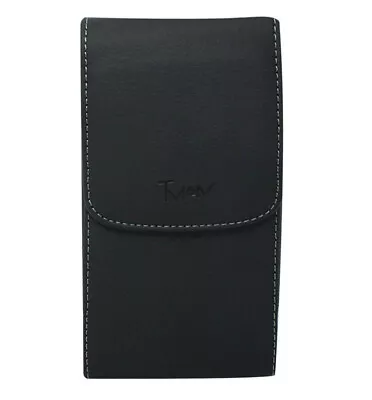 Black Vertical Leather Case Belt Clip Side Pouch Holster 5.19 X 2.63 X 0.61 Inch • $6.40