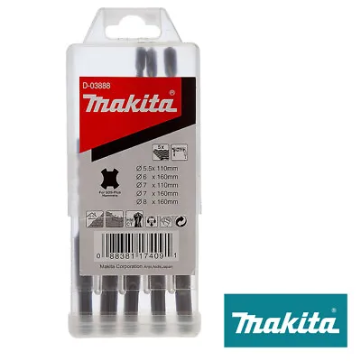 Makita D-03888 Standard SDS Plus 5 Piece Drill Bit Sets • £7.50