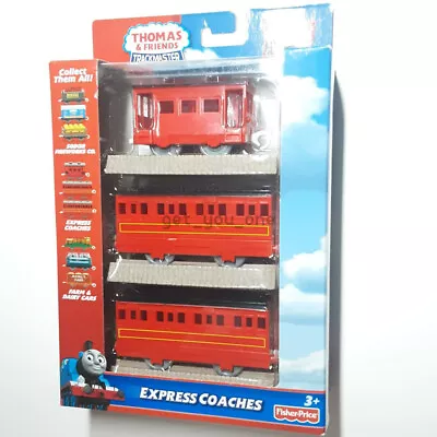 NEW Fisher Price Thomas & Friends Train TrackMaster Red Express Coaches Pack • $450