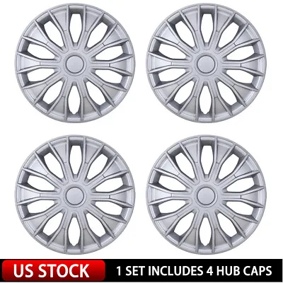 14  Set Of 4 Lacquer Wheel Covers Snap On Full Hub Caps Fit R14 Tire & Steel Rim • $36.99