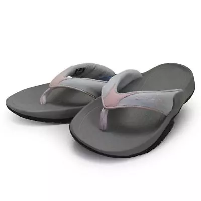 Oakley Gasket Flip Flops Womens Size 10 US Pale Pink Grey Girls Thongs Sandals • $19.99