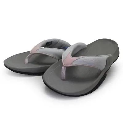 Oakley Gasket Flip Flops Womens Size 11 US Pale Pink Grey Summer Thongs Sandals • $24.99