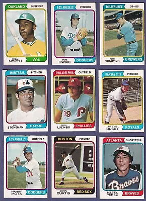 1974 OPC Baseball (331-660) * You Pick * Conditions Listed • $6