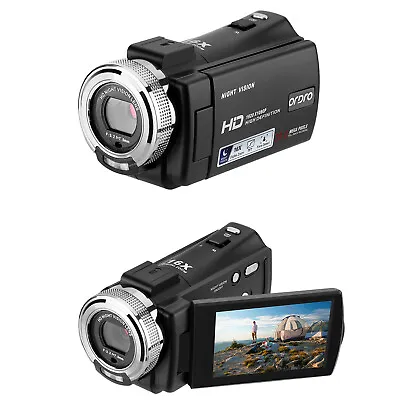 V12 HD 1080P Camcorder Digital Video Camera 16X Zoom Night Vision Mini DV • $83.59