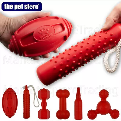 £7.95 • Buy Dog Toys Extra Strong TPR Rubber Balls Bones Rods Extra Tough None Toxic Floats