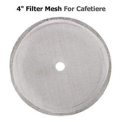 4  Filter Replacement Steel Mesh For French Press Cafetiere Coffee Maker - UK! • £4.24