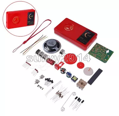 1 Set 7 Tube AM Radio Electronic DIY Kit Electronic Learning Kit HX108-2 • $7.99