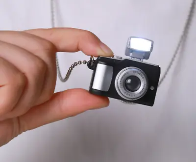 Vintage Retro Camera Lights & Sounds Long Necklace Pendant AU Local   • $6.52