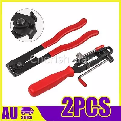 2X Auto CV Joint Boot Clamps Pliers Automobile Car Banding Clamp Tool Kit Set • $22.45