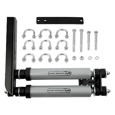 Dual Steering Stabilizer For Ford F-150 F-250 Bronco 80-96 W/ Mounting Brackets • $86.95