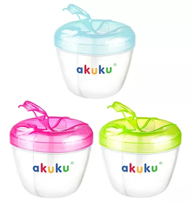 Milk Powder Dispenser Akuku Baby Toddler Milk Storage Feeding A0361 • £5.99