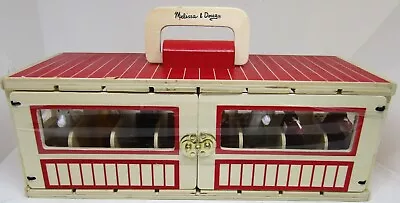 Melissa And Doug Take-Along Show-Horse Stable With 8 Horses. #3744 • $18