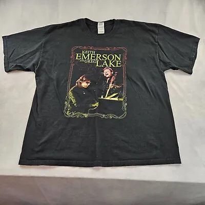 Emerson Lake Palmer Keith Emerson Greg Lake Concert Tour 2010 T Shirt 2XL • $20.99