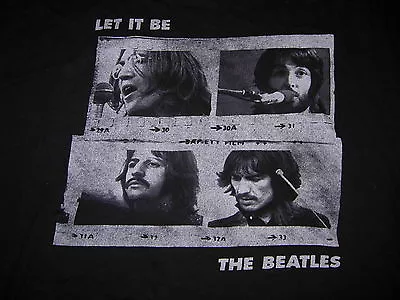 The Beatles Let It Be Band T Shirt. Size XXL Extra Soft. Lennon Peace • $24.95