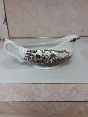 Myott Staffordshire Royal Mail Brown & Cream  Gravy Boat • $18.40