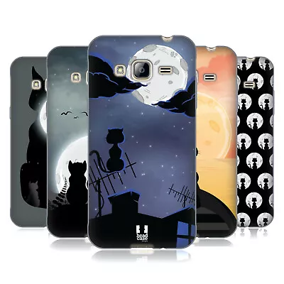 Head Case Designs Cat And Moon Gel Case For Samsung Phones 3 • £12.95