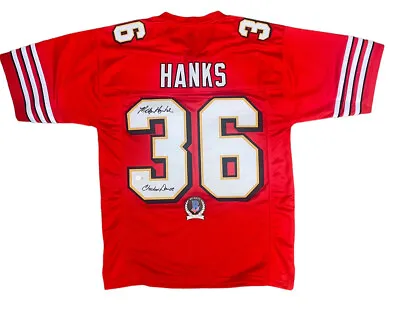 MERTON HANKS SIGNED AUTO San Francisco 49ERS JERSEY BECKETT COA CHICKEN DANCE 2 • $181.09