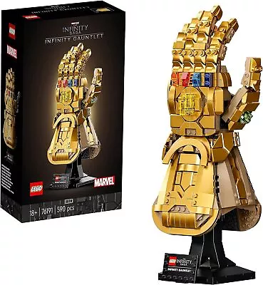 LEGO 76191 Marvel Infinity Gauntlet Set Collectible Thanos Glove With Infinity  • $185.08