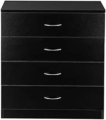 4 Drawer Dresser Wood Drawer Chest Dresser Cabinet With Storage Clothing Organ • $146.99