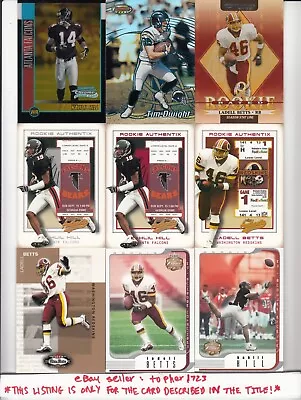 (TL) 2002 Bowman Chrome Gold Refractor /50 KAHLIL HILL RC #207 Iowa/Falcons • $6.99