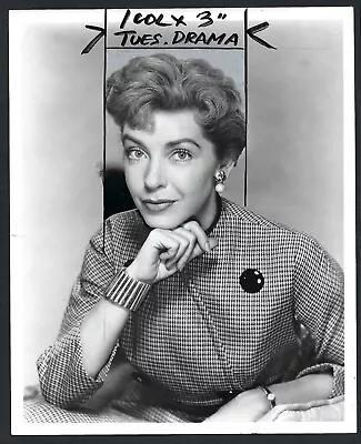 MARSHA HUNT ACTRESS Vintage 1961 ORIGINAL PORTRAIT Photo • $20