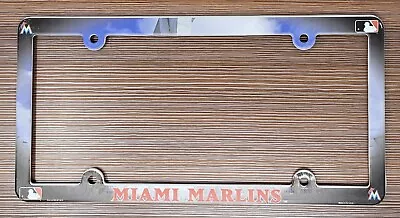 Miami Marlins Plastic License Plate Frame • $10.79