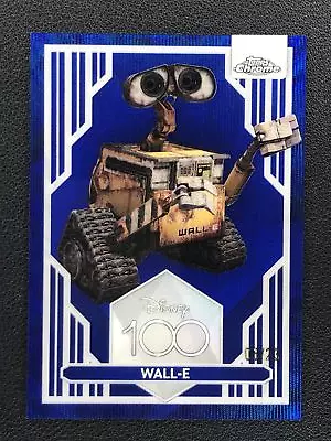 2023 Topps Chrome Disney 100 Wall-E Blue Wave /23 #36 XK1XL • $67