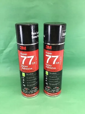 $47 • Buy 3M 97956 Super 77 Multi-Purpose Spray Adhesive – Low VOC  25%, 18 Oz. (2 PACK)