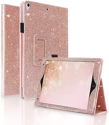 Leather Luxury Glitter Case Cover For Apple IPad 9th 8th 7th Generation 10.2'' • £7.25