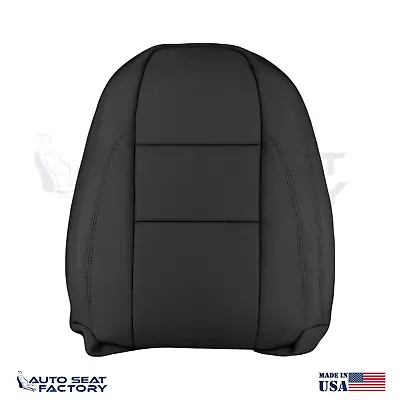 Fits 2007 - 2010 Volvo C70 Driver Top Black Synthetic Leather Seat Cover • $166.24