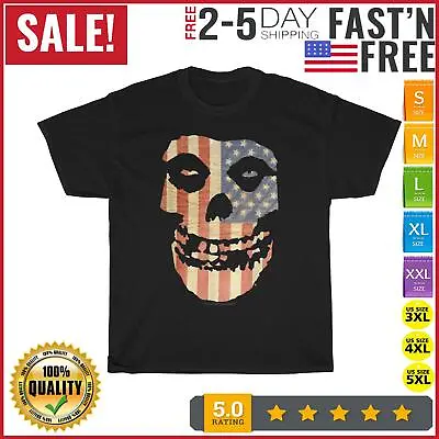 Misfits Fiend Flag Vintage T Shirt Men Fashion 2023 Women T Shirt Short Sleeve • $18.99