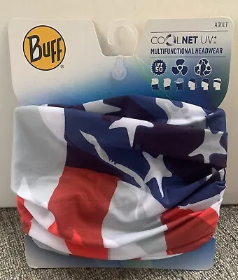 BUFF Adult CoolNet UV Multifunctional American Flag USA Headwear Face Cover Mask • $10.95