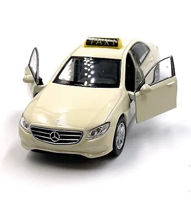 Mercedes Benz E-Klasse Taxi Beige Model Car Scale 1:3 4 (Licensed) • $13.84