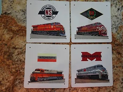 Four Railroad Square  6 X 6 Metal Signs • $50