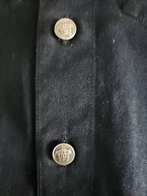 Gianni Versace Jeans Signature Black Denim Vintage Medusa Button Down Shirt L • $95