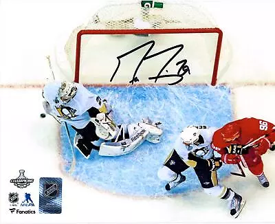 Marc-Andre Fleury Penguins Signed 8x10 2009 NHL SC Finals Game 7 Series Photo • $119.99
