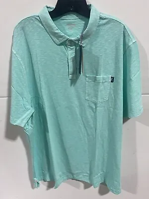 Vineyard Vines NWT Surfside Island Pocket Polo Garment Dyed Teal - Men’s Size M • $44.99