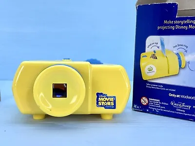 Woolworths Disney Movie Stars Card Projector Yellow In Box Working • $18