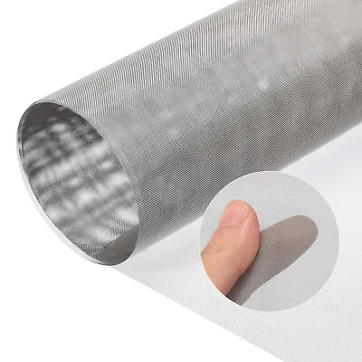 16 X47  304 Metal Screen Mesh Roll 40 Mesh Wire Mesh Window Screen Mesh • £10.86