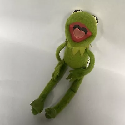 Fisher Price 850 KERMIT THE FROG Jim Henson Muppets Doll Plush 20  Vintage 1976 • $22.99