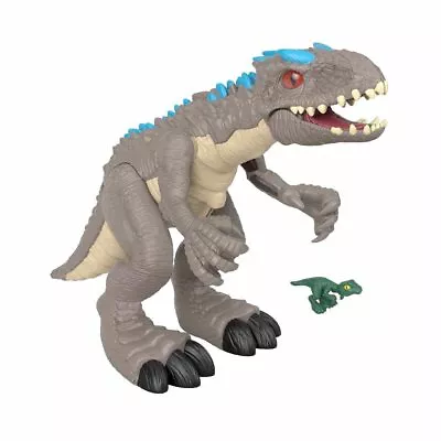 Imaginext Jurassic World Indominus Rex Dinosaur Toy With Thrashing Action & Rapt • $87.23