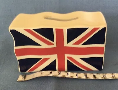 Vintage Patriotic Union Jack Money Box  • £11.50