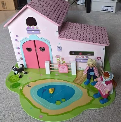 Rosebud Wooden Farm Set - Early Learning Centre (ELC) - Used • £15