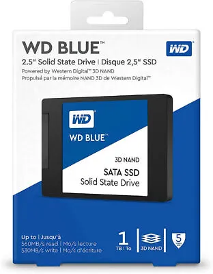 $79.59 • Buy SSD 1TB WD Blue Internal Solid State Drive High Speed 2.5 AU