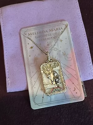 Melinda Maria Goddess Of Serenity Amulet Necklace 🌈 • $99.99