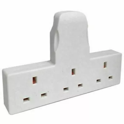 3 Way/Gang Cable Free Triple Socket Splitter UK Mains Electric Power Plug 13 AMP • £9.99