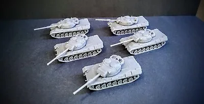 N Scale German Leopard Tank MBT Platoon X5 Lot Resin • $19.99