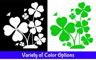 4 Leaf Clover Butterflies Vinyl Decal Car Window Laptop Tablet Notebook Tumbler • $4.20