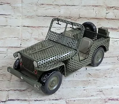 1944 Metal Crafts Retro Military Vehicles Model Handmade Iron Decor Vintage • $79.95